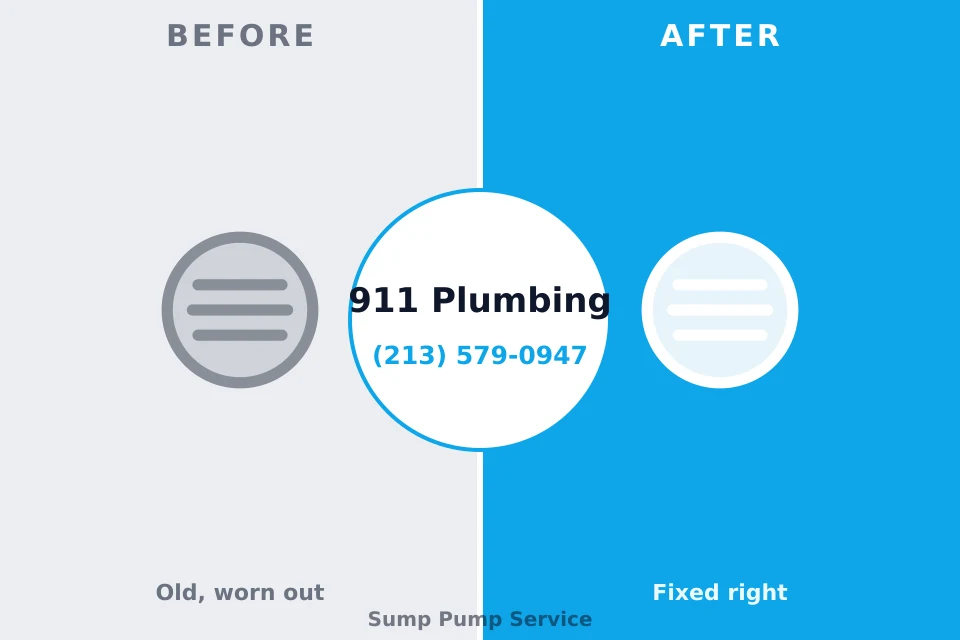 Before and after: plumbing repair Port St. Joe, FL